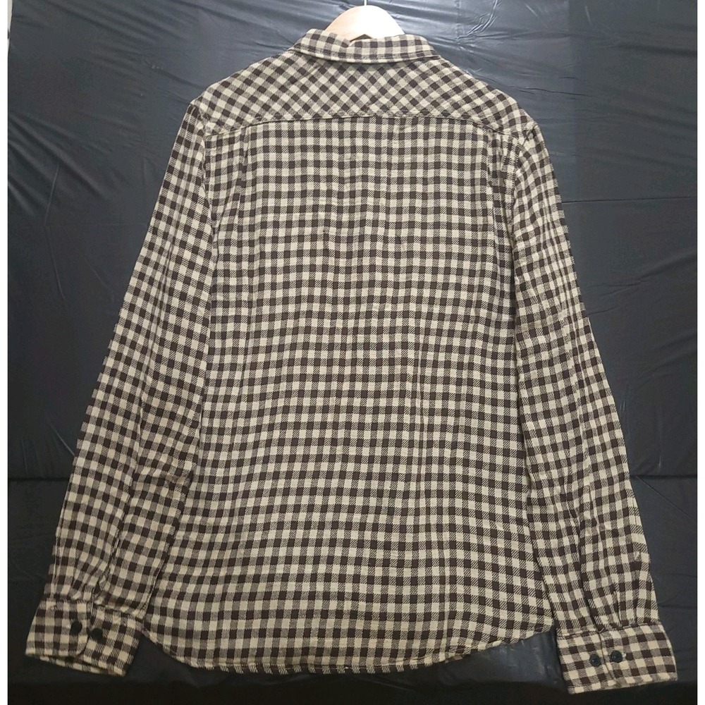 Denim & Supply Ralph Lauren Mens Large Brown Plaid Long Sleeve Button Front NWT - Picture 5 of 5